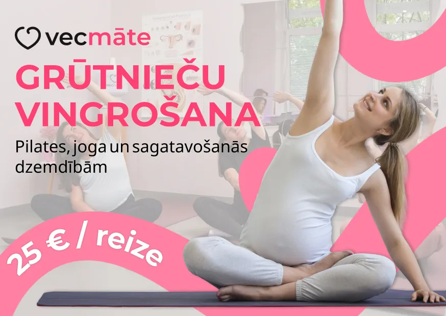 Grūtniece vingro grūtniecības laikā